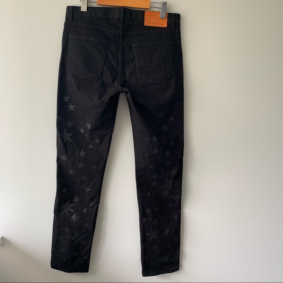 NWT Stella McCartney Black Star-Print Skinny Jeans - Picture 7 of 13